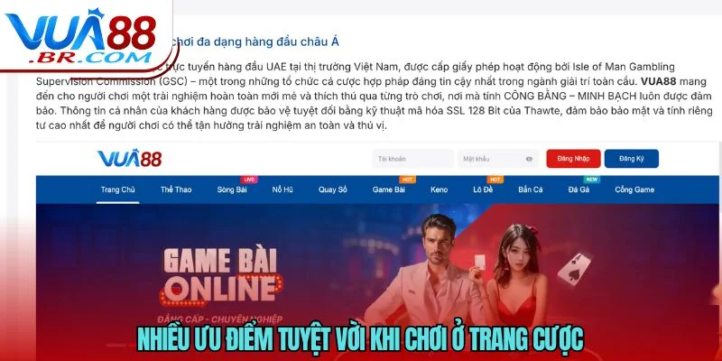 Vua88 👑 Nhà Cái Đổi Thưởng Xanh Chín Trực Tuyến Mới Nhất 9 Nhiều ưu điểm tuyệt vời khi chơi ở trang cược